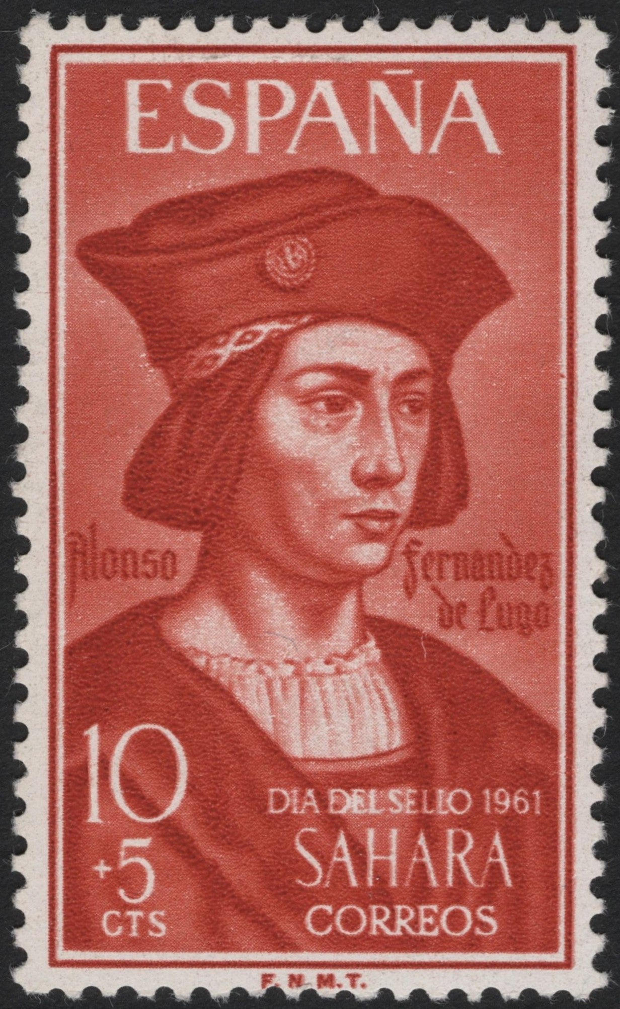 SCG4367 - Spain 1961 – Alonso Fernández de Lugo (Spanish Sahara Issue)