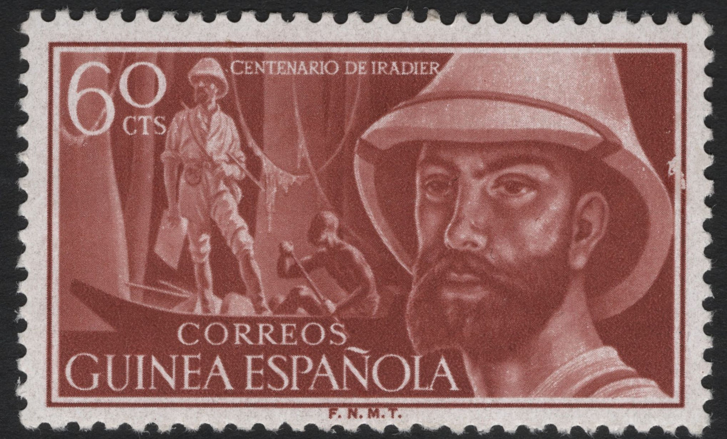 SCG4383 - Spanish Guinea – 1960 Centenary of Manuel Iradier (60 Céntimos)