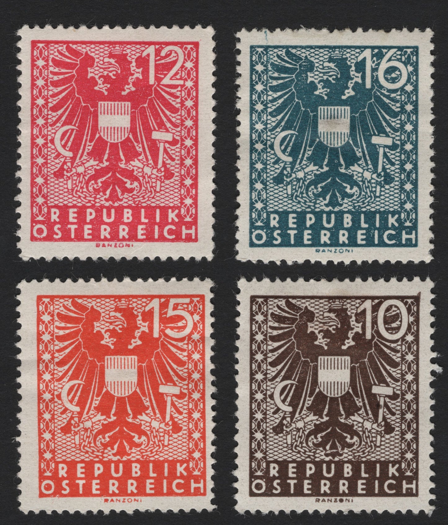 SCG4405 - Austria 10 Groschen – Coat of Arms Definitive