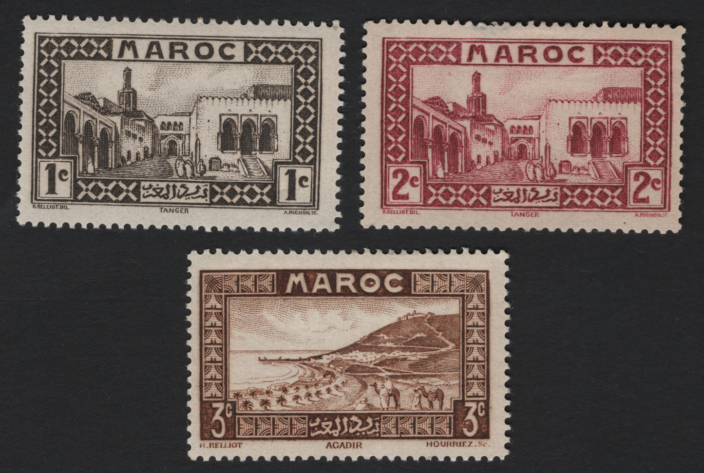 SCG4412 - Morocco – Tangier & Agadir Pictorial Definitives (Early 20th Century)
