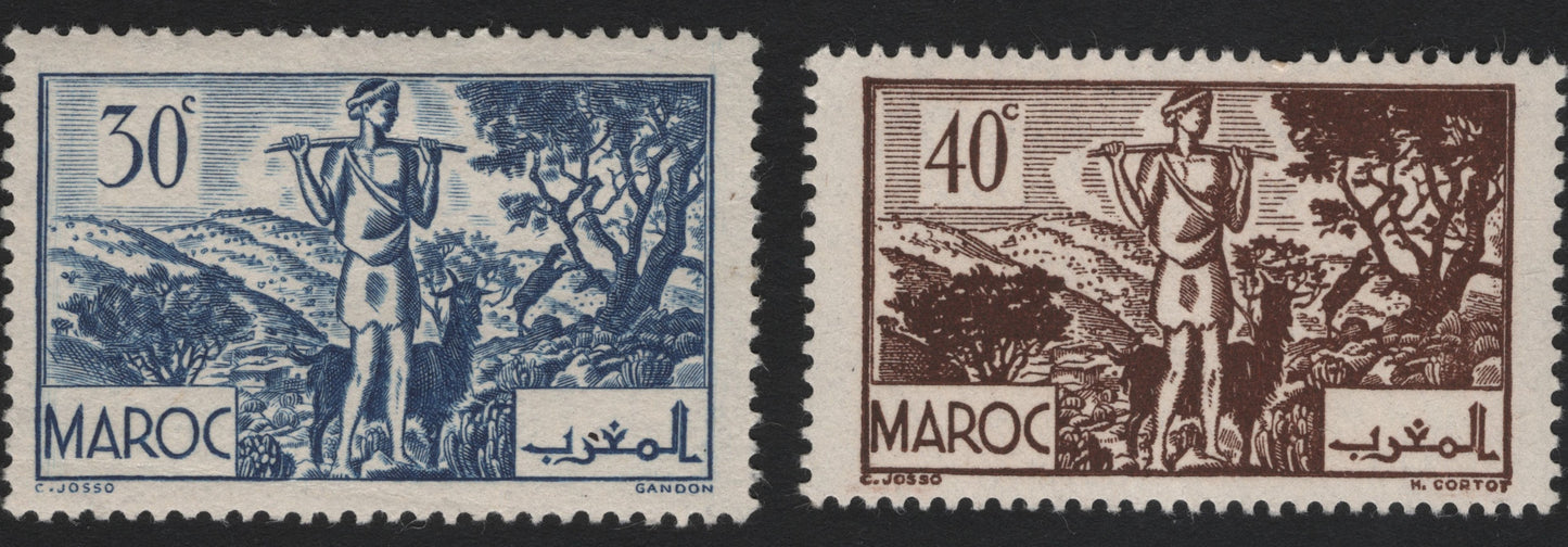 SCG4415 - Morocco – Rural Shepherd Motif (30c & 40c)