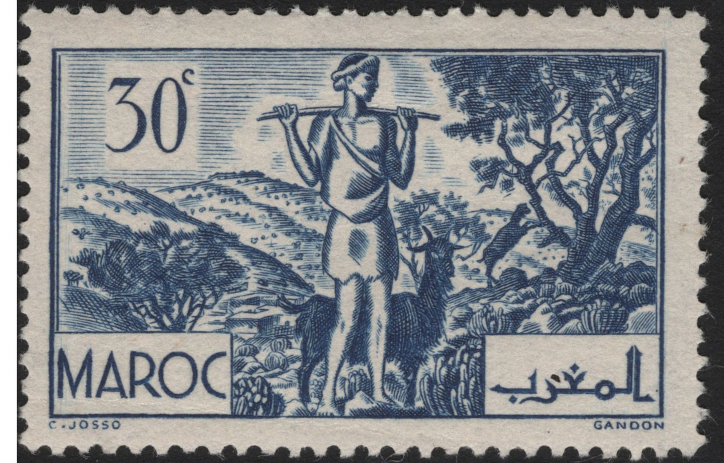 SCG4415 - Morocco – Rural Shepherd Motif (30c & 40c)
