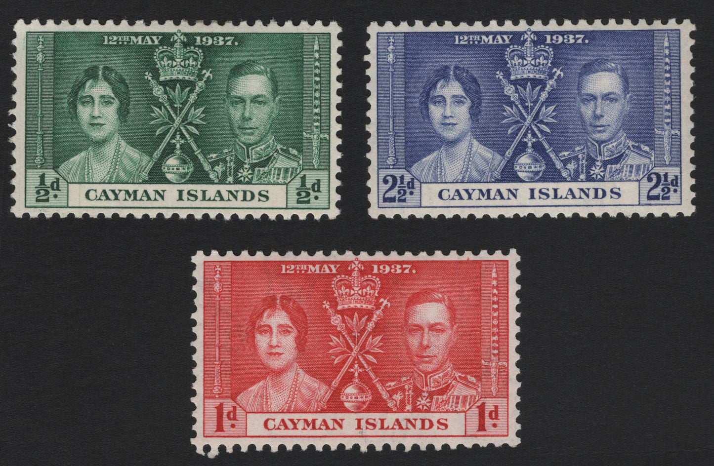 SCG4392 - Cayman Islands – 1937 Coronation of King George VI and Queen Elizabeth