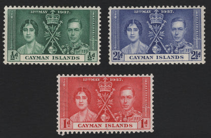 SCG4392 - Cayman Islands – 1937 Coronation of King George VI and Queen Elizabeth