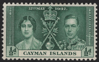 SCG4392 - Cayman Islands – 1937 Coronation of King George VI and Queen Elizabeth