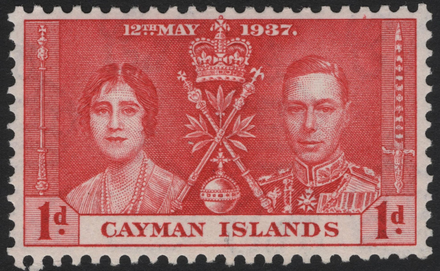 SCG4392 - Cayman Islands – 1937 Coronation of King George VI and Queen Elizabeth