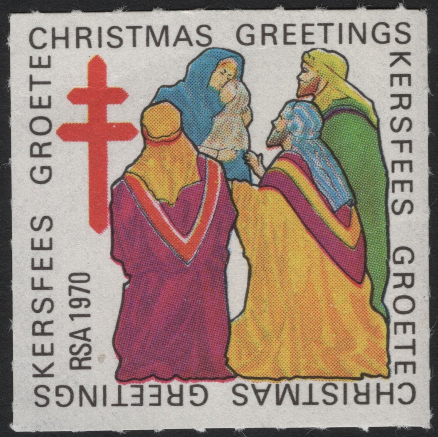 SCG4446 - South Africa 1970 Christmas Stamp – Nativity Scene