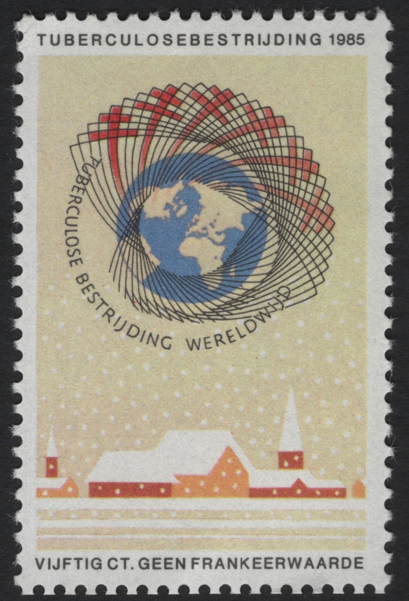 SCG4439 - Netherlands 1985 – Tuberculosis Eradication (Charity Stamp)