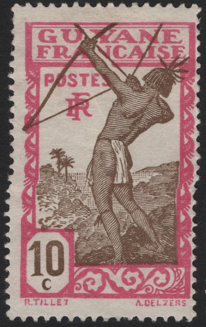 SCG4396 - French Guiana – Indigenous Archer Issue (c. 1930s)
