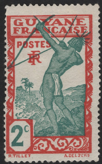 SCG4396 - French Guiana – Indigenous Archer Issue (c. 1930s)