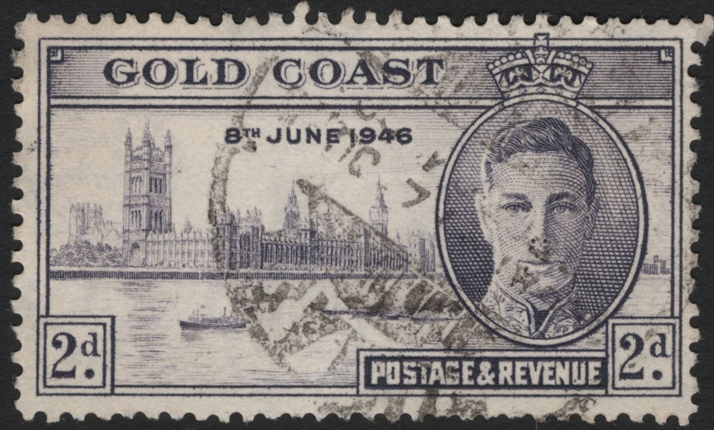 SCG4470 - Gold Coast 1946 Victory Issue – King George VI 2d