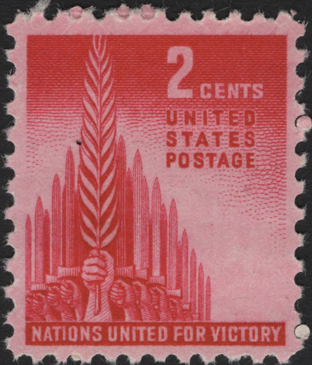 SCG4556 - United States 1942 – 2¢ Nations United for Victory (Red)