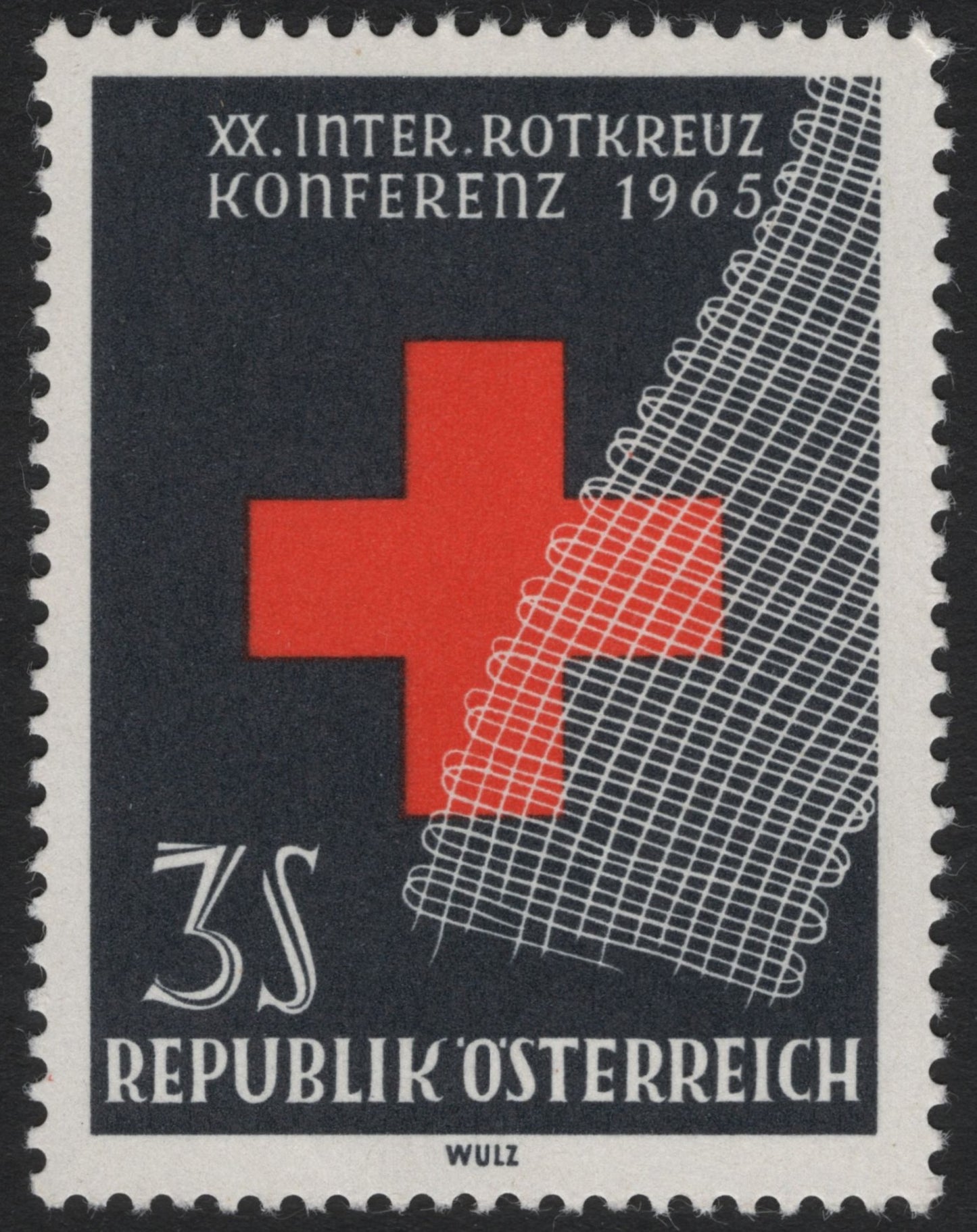 SCG4598 - Austria 1965 – 20th International Red Cross Conference, Vienna – 3 Schilling