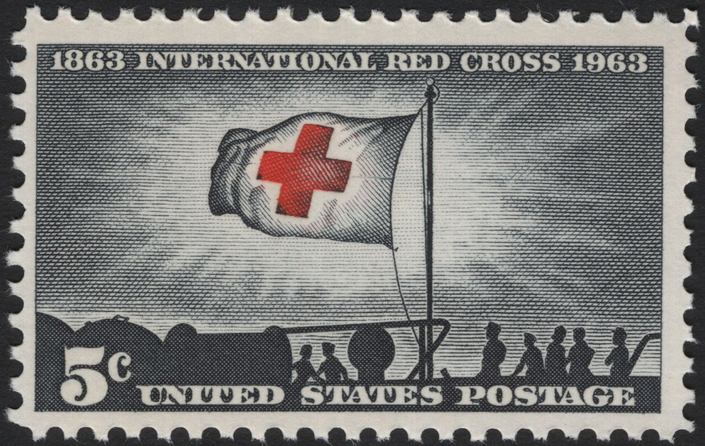 SCG4580 - United States 1963 – International Red Cross Centenary, 5¢