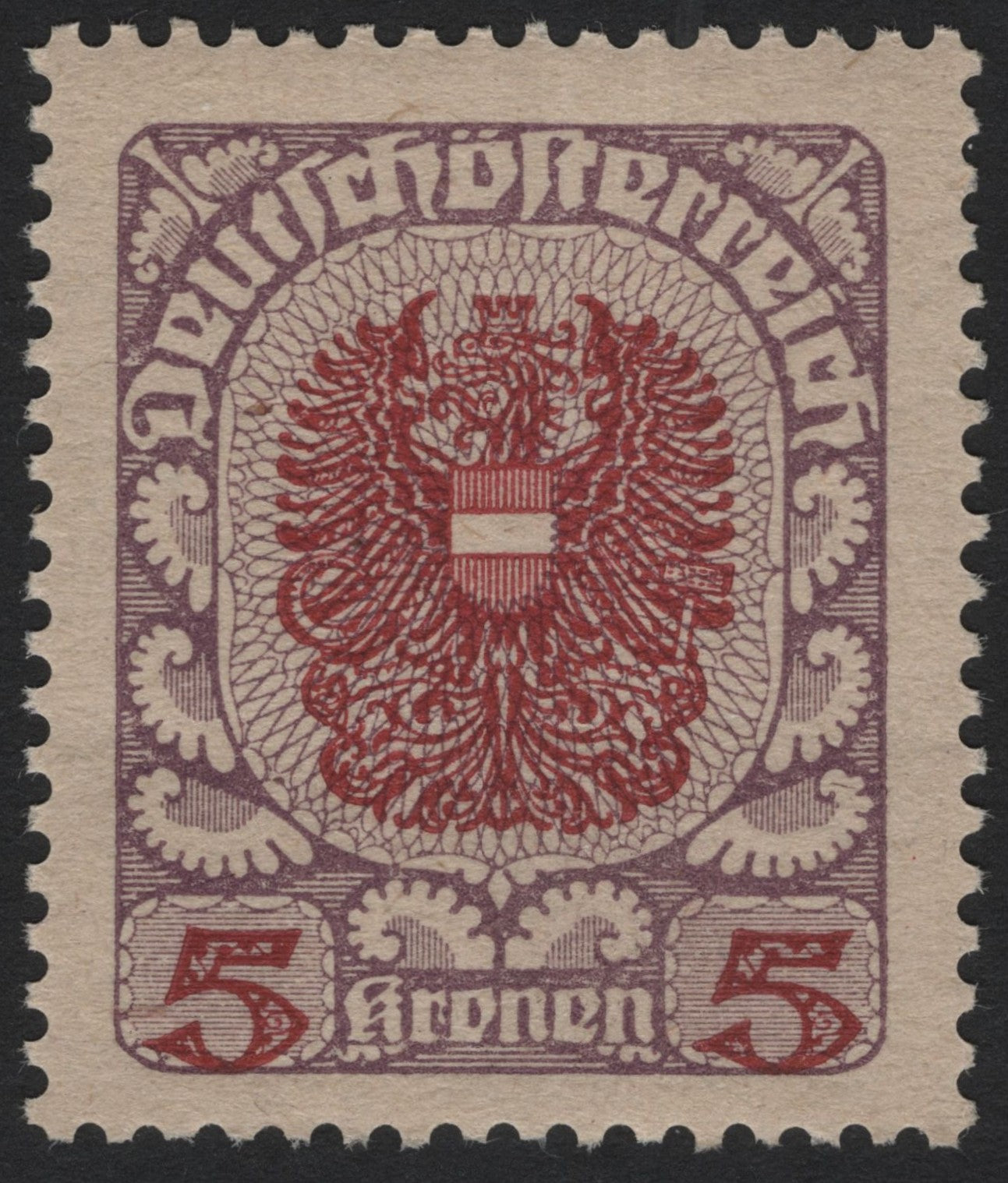 SCG4680 - Austria 1919 – 5 Kronen Coat of Arms (Deutschösterreich)