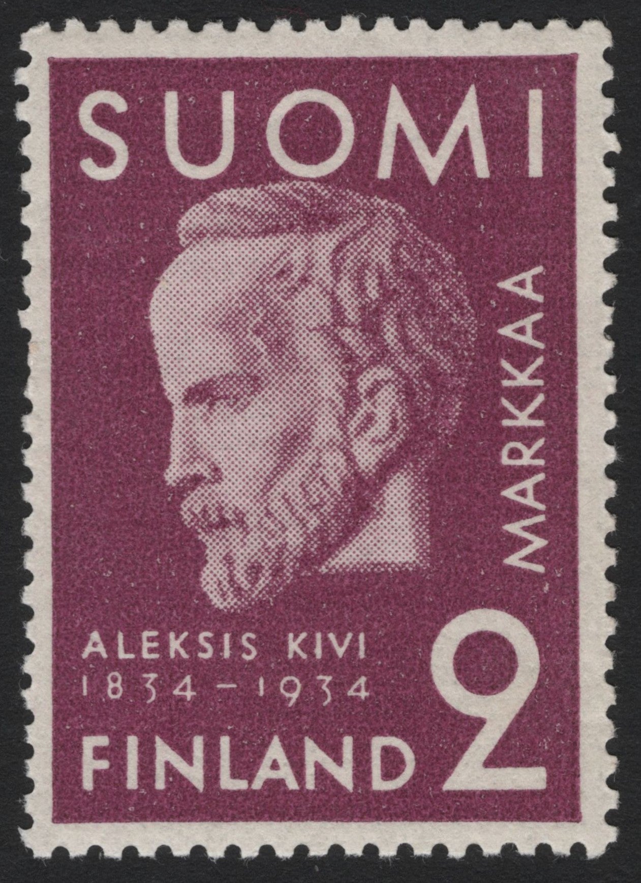 SCG4723 - Finland 1934 – Aleksis Kivi Centenary 2 Markkaa