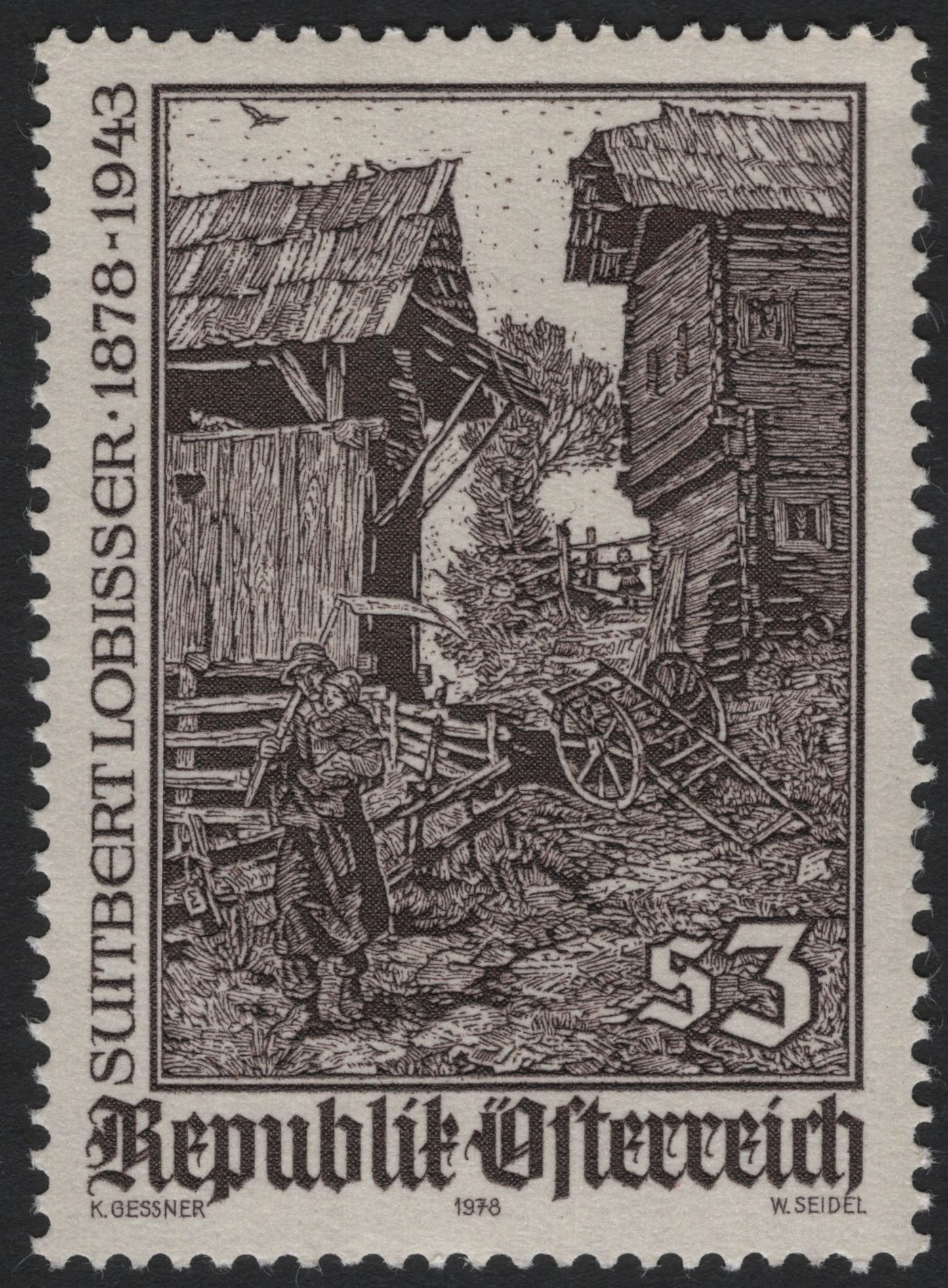 SCG4733 - Austria 1978 – St. Ulbert Lobisser Commemorative, 3s