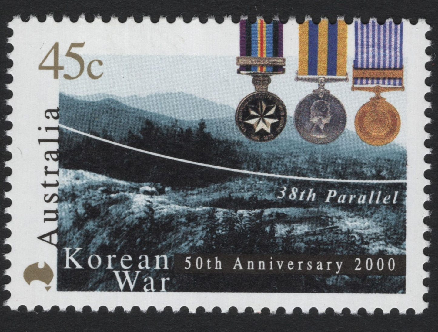 SCG4768 - Australia 2000 – Korean War 50th Anniversary, 45c