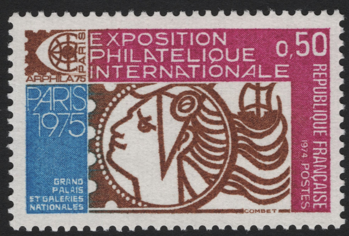SCG4760 - France 1974 – ARPHILA ’75 International Philatelic Exhibition, Paris
