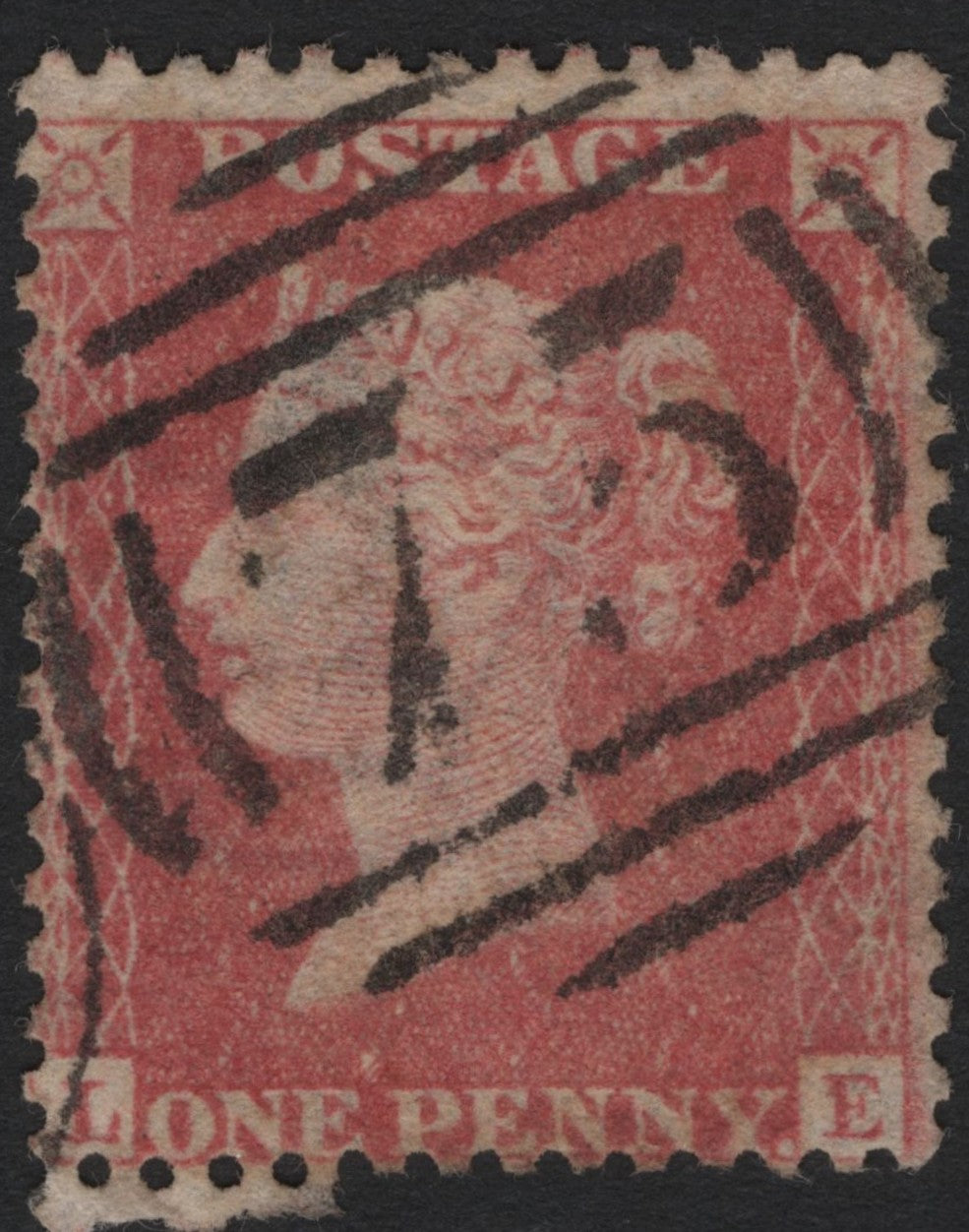 SCG4812 - Great Britain 1858–1879 Queen Victoria One Penny Red (Plate Issue)