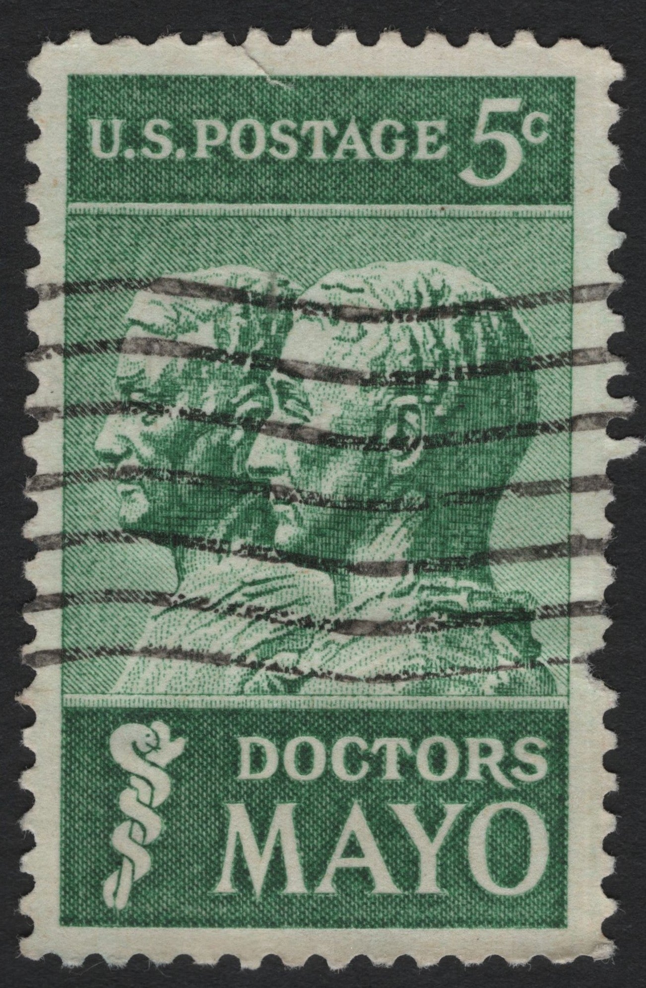 SCG4906 - United States 1964 – Doctors Mayo 5¢ Green