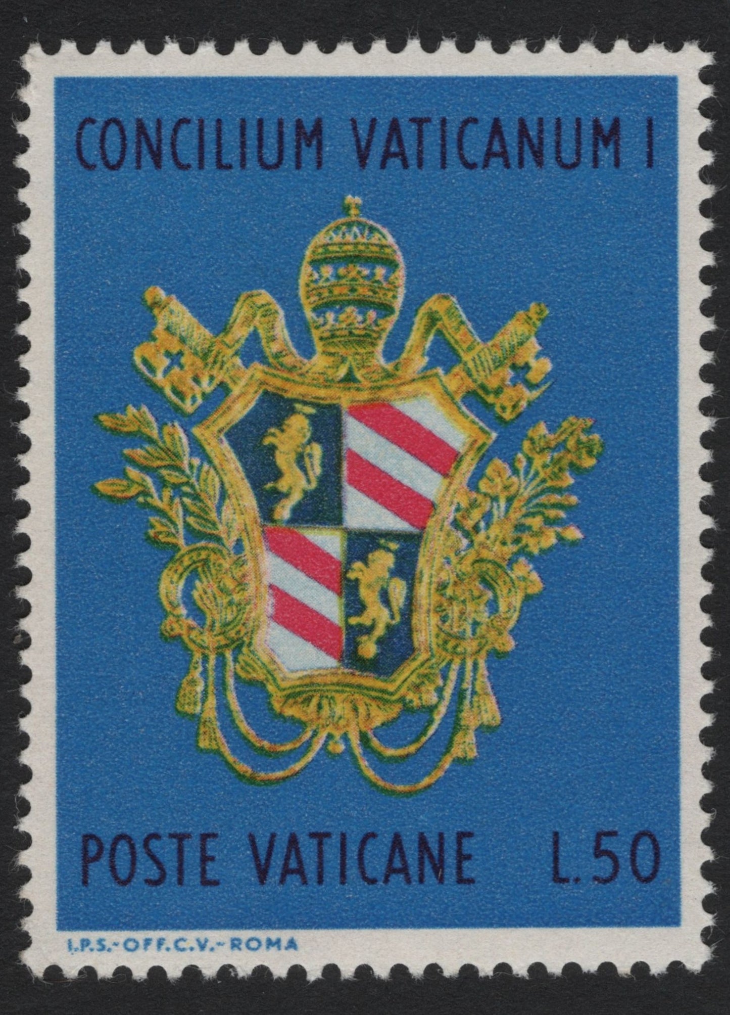 SCG4911 - Vatican City 1969 – Commemoration of the First Vatican Council, 50 Lire