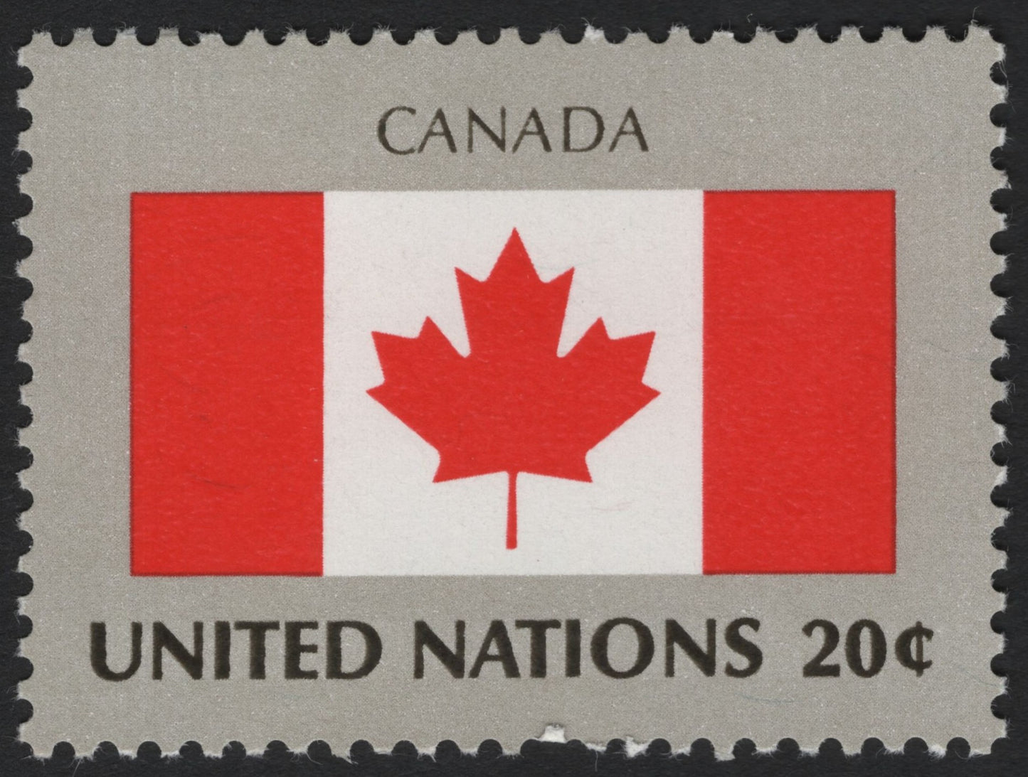 SCG4955 - United Nations 1979 – Flag of Canada (20¢)