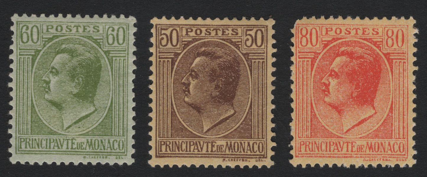 SCG4986 - Monaco – Prince Louis II Definitive Stamps (1924–1932 Issues)