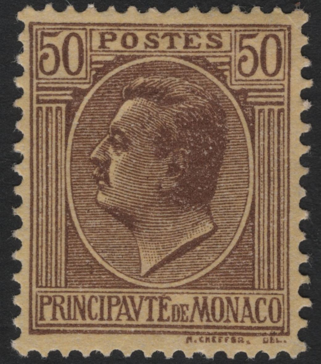 SCG4986 - Monaco – Prince Louis II Definitive Stamps (1924–1932 Issues)