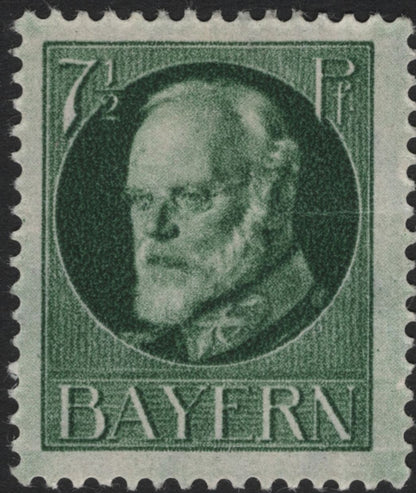 SCG4987 - Bavaria 1911–1919 King Ludwig III Definitives (Pfennig Values)