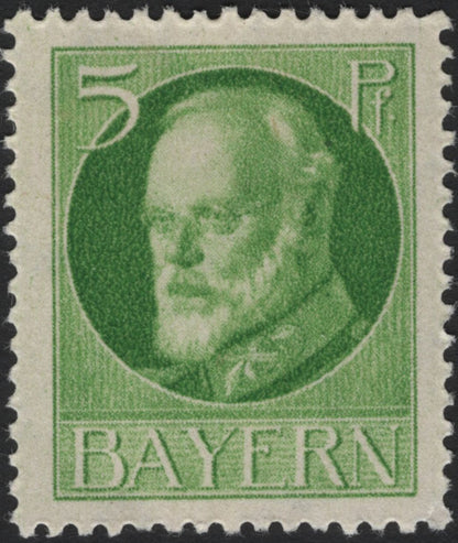 SCG4987 - Bavaria 1911–1919 King Ludwig III Definitives (Pfennig Values)