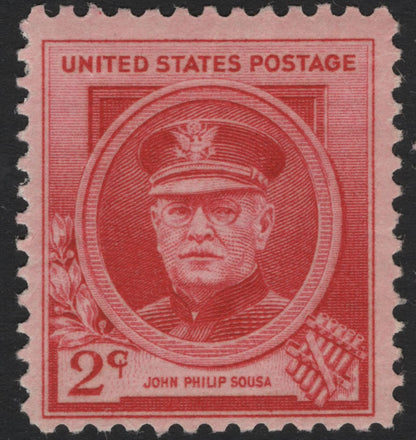 SCG4989 - United States 1¢ Stephen Collins Foster, 2¢ John Philip Sousa, 3¢ Augustus Saint-Gaudens – Famous Americans Series
