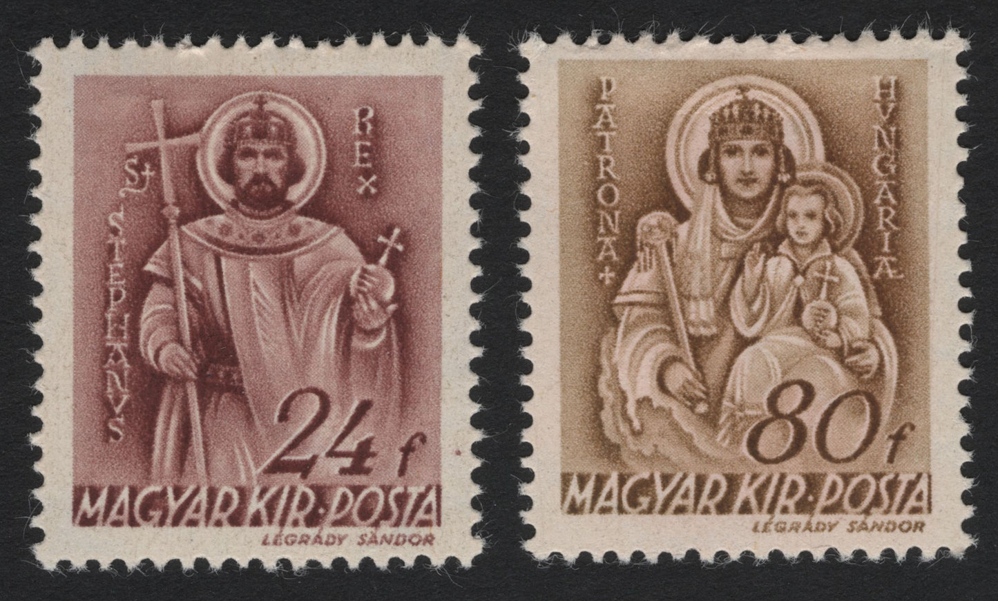 SCG4962 - Hungary 1938 – St. Stephen & Madonna with Child (Patrona Hungariae)