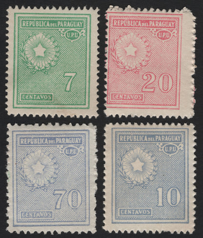 SCG4965 - Paraguay UPU Issue – Star & Wreath Definitives (Centavos Values)