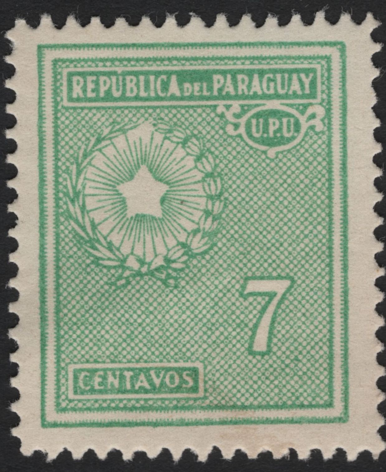 SCG4965 - Paraguay UPU Issue – Star & Wreath Definitives (Centavos Values)