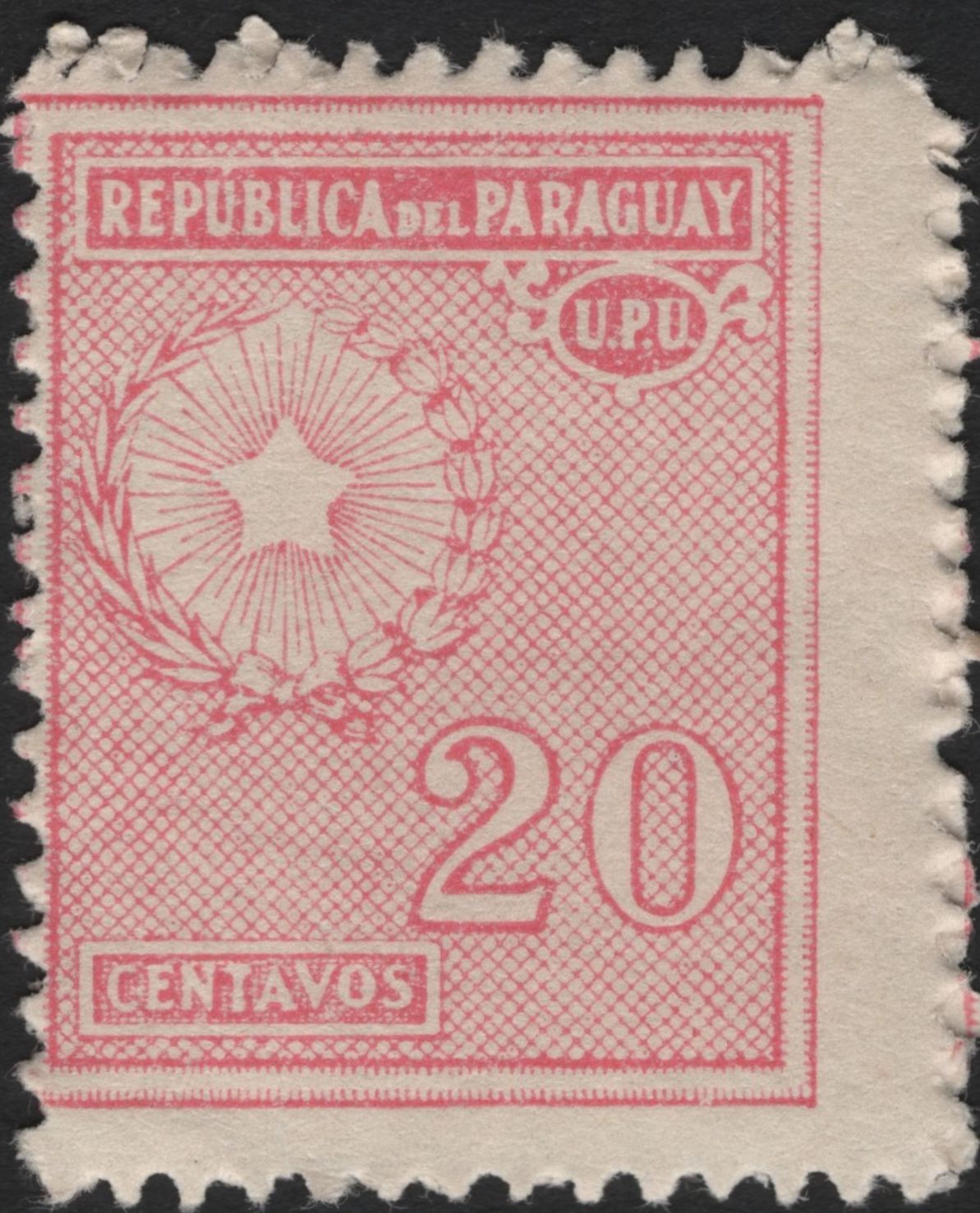 SCG4965 - Paraguay UPU Issue – Star & Wreath Definitives (Centavos Values)