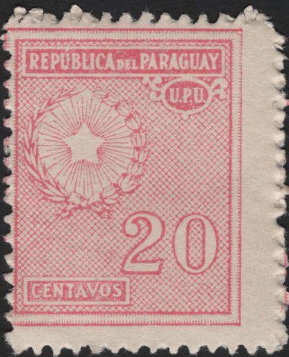 SCG4965 - Paraguay UPU Issue – Star & Wreath Definitives (Centavos Values)