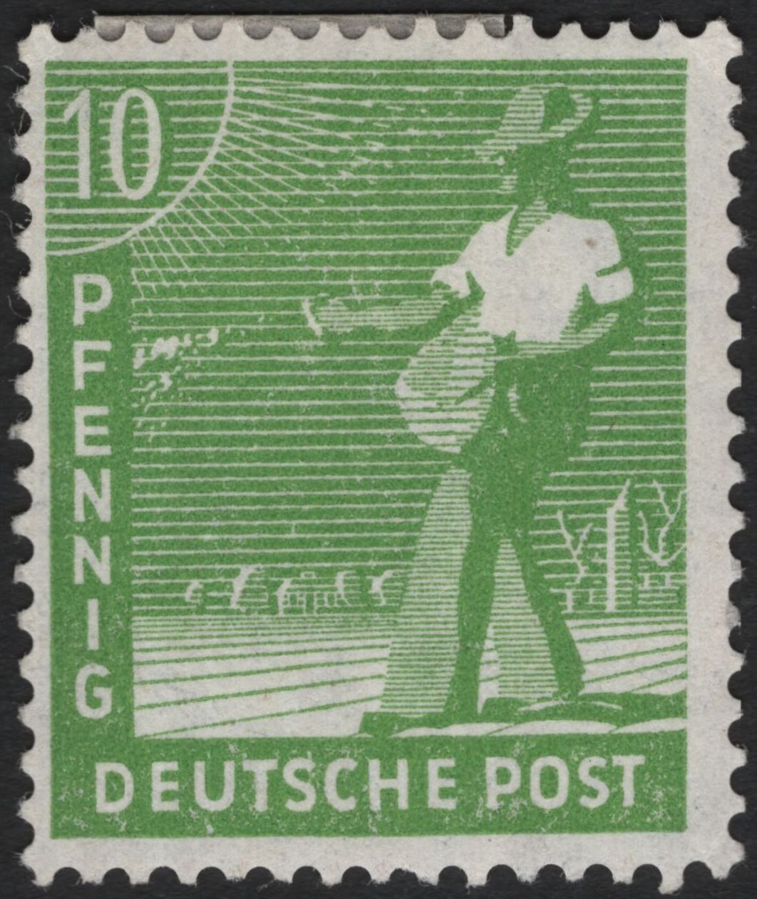 SCG4967 - Germany – 1946–1948 "Sower" Issue (Worker Sowing Seeds), Deutsche Post