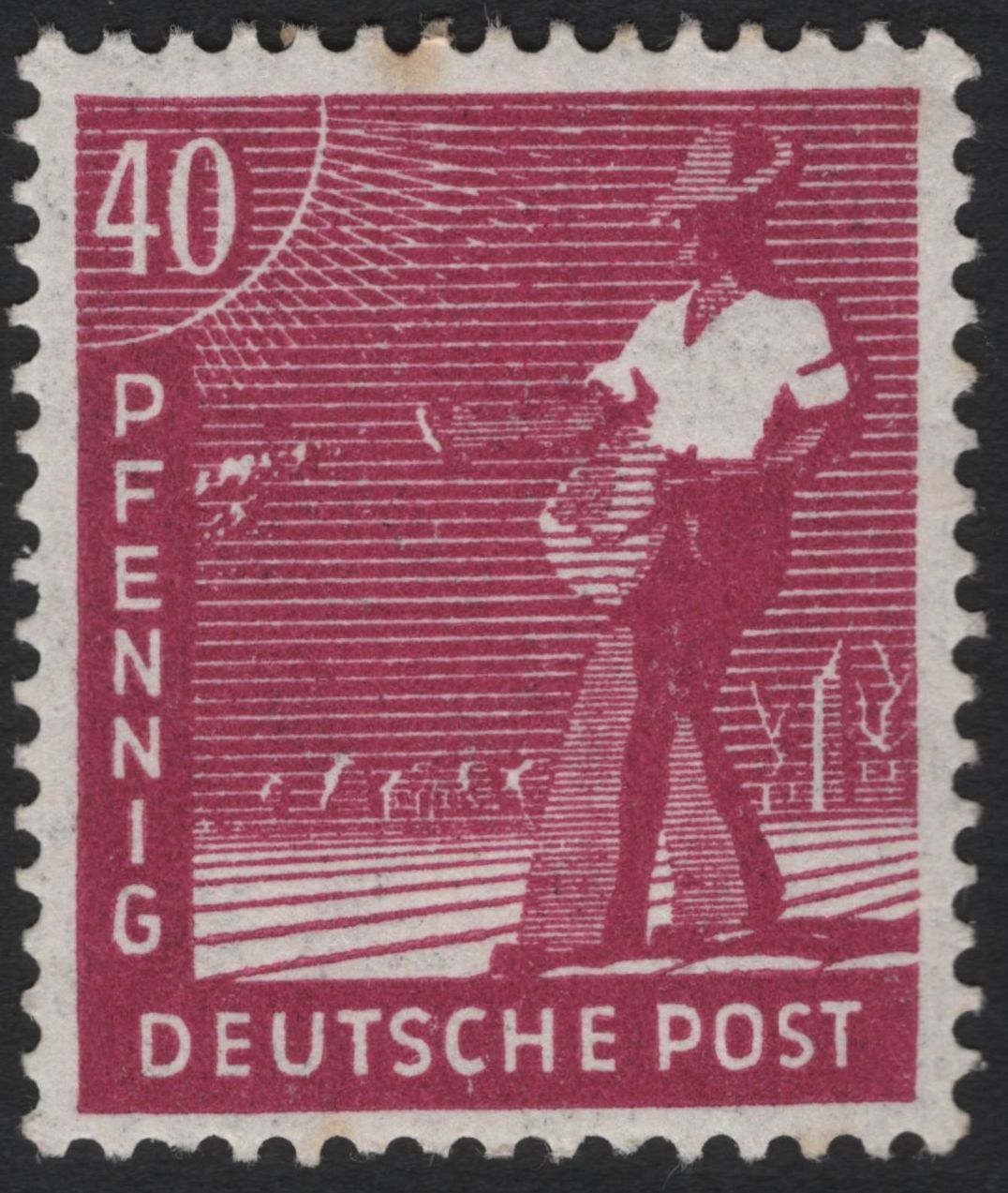 SCG4967 - Germany – 1946–1948 "Sower" Issue (Worker Sowing Seeds), Deutsche Post