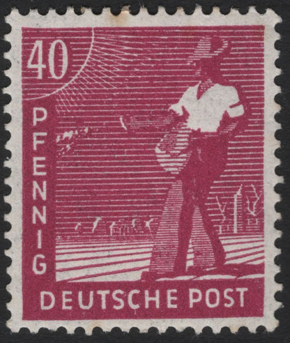 SCG4967 - Germany – 1946–1948 "Sower" Issue (Worker Sowing Seeds), Deutsche Post