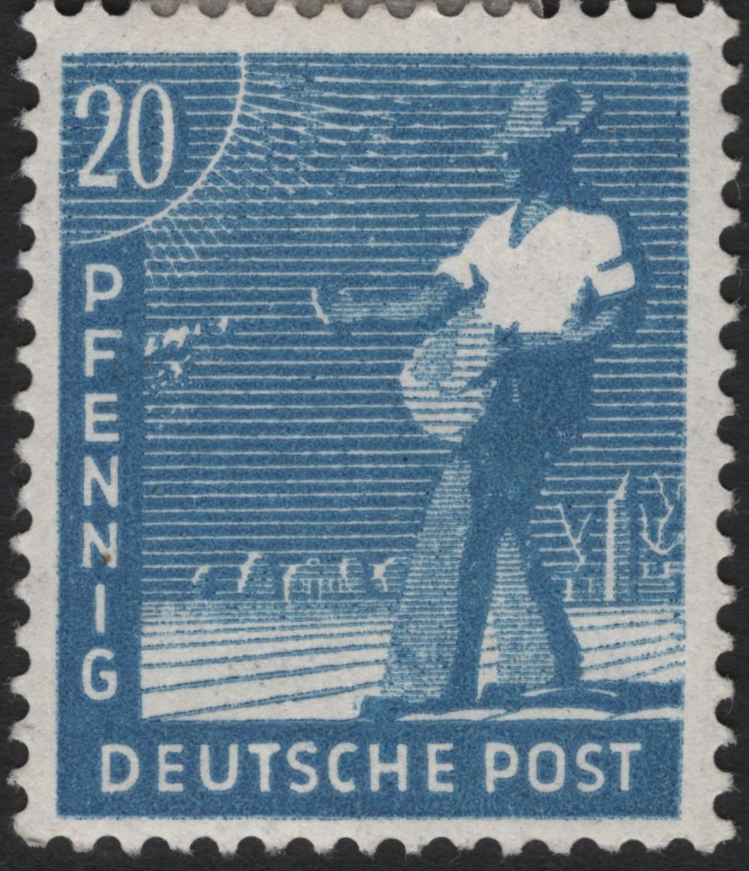 SCG4967 - Germany – 1946–1948 "Sower" Issue (Worker Sowing Seeds), Deutsche Post