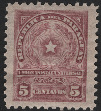 SCG4968 - Paraguay 1918–1920 “Deficiente” & “Oficial”  Star and Wreath Definitives