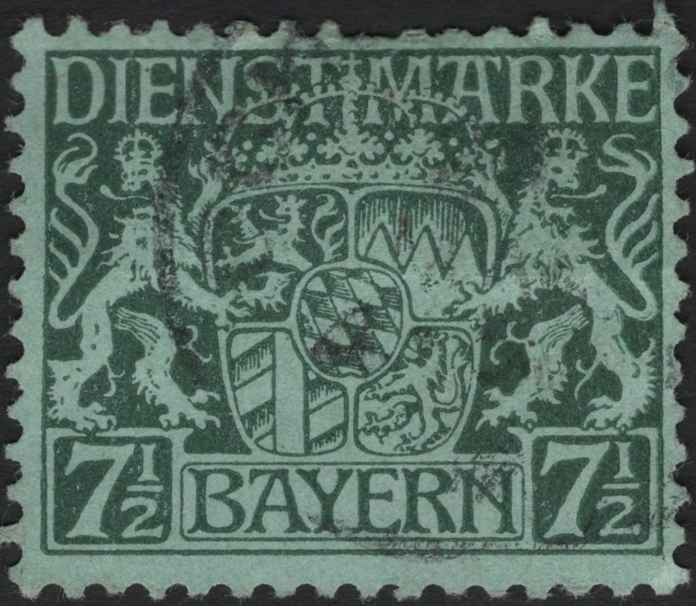 SCG4964 - Bavaria 1914–1916 Official Service Stamps – Coat of Arms Issue