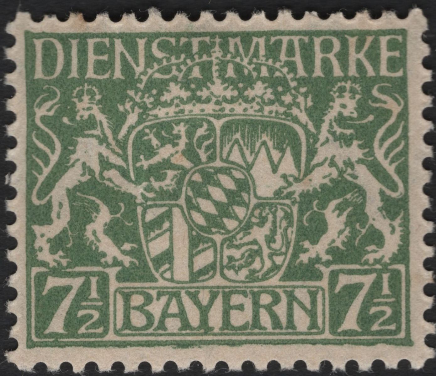 SCG4964 - Bavaria 1914–1916 Official Service Stamps – Coat of Arms Issue