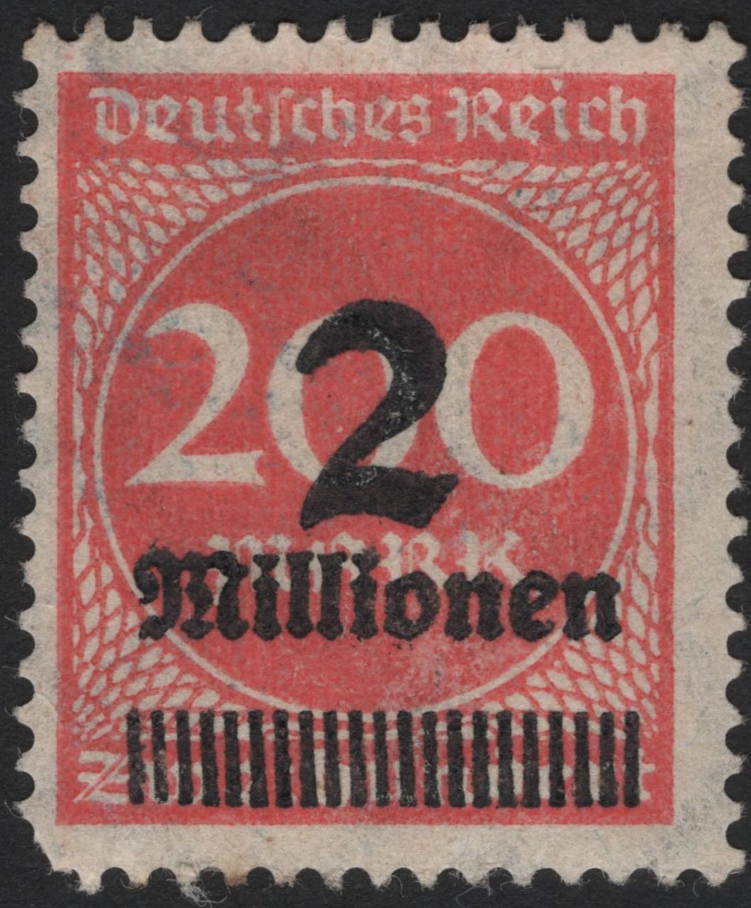 SCG4970 - Germany 1923 Hyperinflation Surcharged Definitives – High Values
