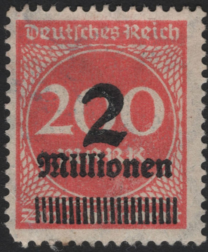 SCG4970 - Germany 1923 Hyperinflation Surcharged Definitives – High Values
