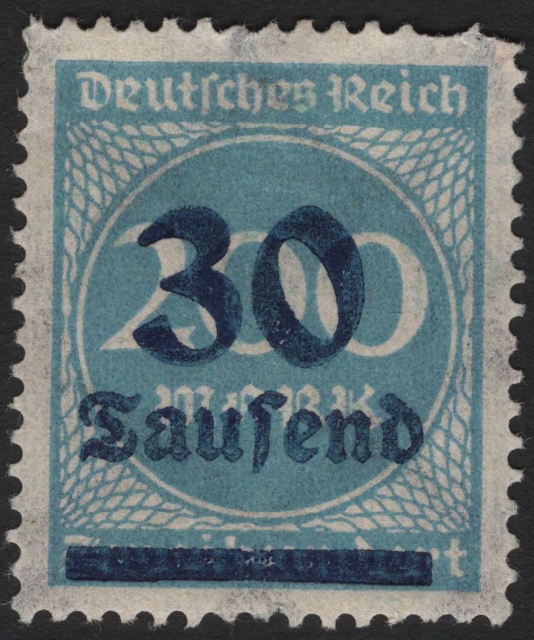 SCG4970 - Germany 1923 Hyperinflation Surcharged Definitives – High Values