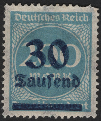 SCG4970 - Germany 1923 Hyperinflation Surcharged Definitives – High Values