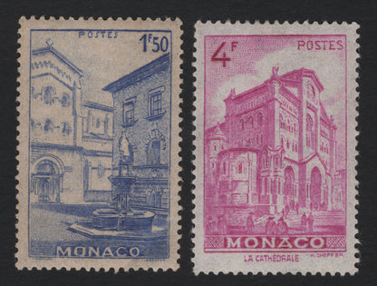 SCG4983 - Monaco 1947 Architectural Views – Palace Square & Cathedral