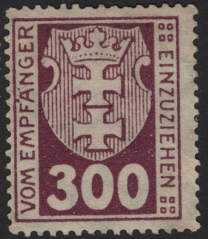 SCG4982 - Germany – Revenue Stamps (Crowned Arms Design, “Vom Empfänger einzuziehen” Series)